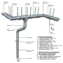 Комплект металлического водостока Grand Line GL ZN d-125x90 мм 6 м/3 м Оцинкованный в Санкт-Петербурге фото