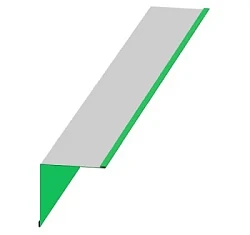 Планка угла внутреннего Металл Профиль 115x115x2000 Norman 0,5