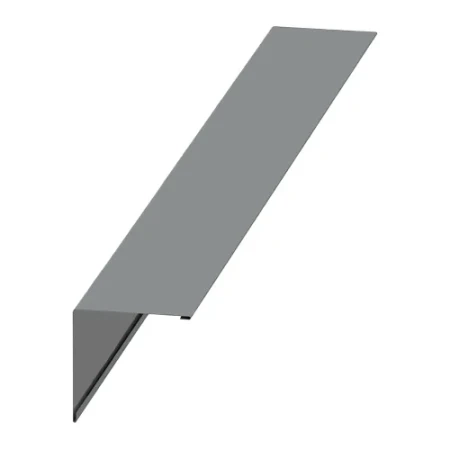 Планка угла наружного Металл Профиль 115x115x2000 0,45 Полиэстер цвет RAL 7004