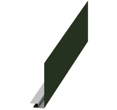 Планка карнизного свеса сложная  Металл Профиль 185x50x2000 0,5 PURETAN цвет RR 11 Планка карнизного свеса сложная  Металл Профиль 185x50x2000 0,5 PURETAN цвет RR 11