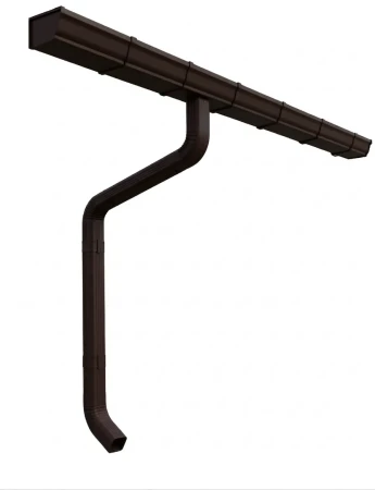 Комплект металлического водостока ГрандЛайн Vortex Matt 127x78 мм Полиэстер Matt RR 32 в Санкт-Петербурге фото