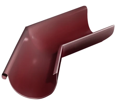 Угол желоба наружный d-125 мм 135 гр Grand Line Полиуретан 0,6 RAL 3005