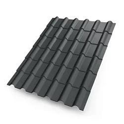 Металлочерепица Grand Line Kamea Rooftop Matte (Стальной бархат) 0,5