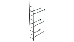 Фасадная лестница Borge Нижняя секция 2,7 м