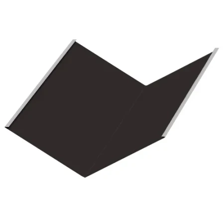 Планка ендовы нижняя Металл Профиль 298x298x2000 Viking E 0,5 цвет RAL 8019