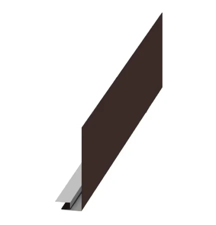 Планка карнизного свеса сложная Металл Профиль 250x50x2000 0,50 PURETAN цвет RAL 8017