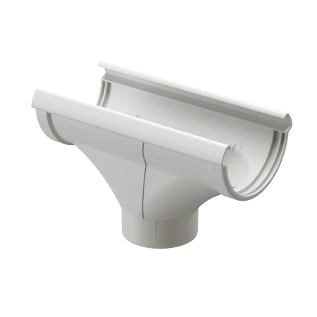 Воронка желоба ПВХ d-141x100 мм Döcke Lux пломбир RAL 9003