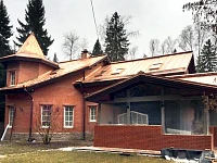 Фиксация медного фальца на крыше