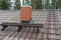 Монтаж кровельной лестницы Borge