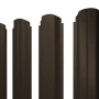 Штакетник Grand Line П-образный Rooftop Matte (Стальной бархат) 0,5 фигурный в Санкт-Петербурге фото
