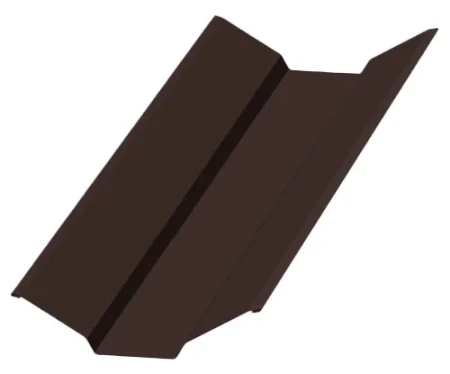 Планка ендовы верхняя Металл Профиль 76x76x2000 0,50 PURETAN цвет RAL 8017