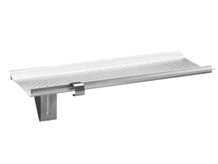 Сетка желоба d-125 мм в комплекте Aquasystem Алюминий