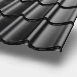 Металлочерепица Металл Профиль Ламонтерра-X (Супермонтеррей) Norman 0,5