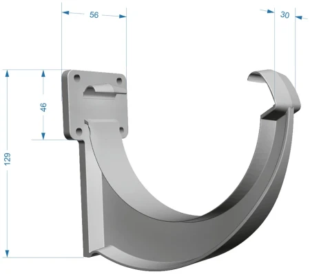Кронштейн желоба ПВХ d-141 мм Döcke Lux в Санкт-Петербурге фото