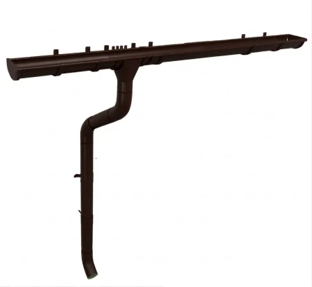 Комплект металлического водостока ГрандЛайн GL PU d-150x100 мм 6 м/3 м Полиуретан RR 32 в Санкт-Петербурге фото