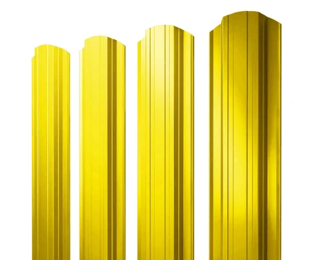 Прямоугольный Полиэстер 0,45 RAL 1018 фигурный