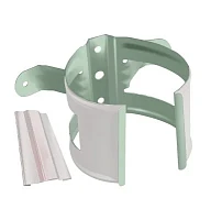 Кронштейн трубы на дерево d-100 мм Grand Line PE Полиэстер двухсторонний 0,6 RAL 9003