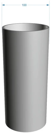 Труба водосточная ПВХ d-100 мм 3 м Döcke Lux в Санкт-Петербурге фото