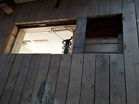 Люк чердачной лестницы Fakro LST 60x120 в сложенном виде