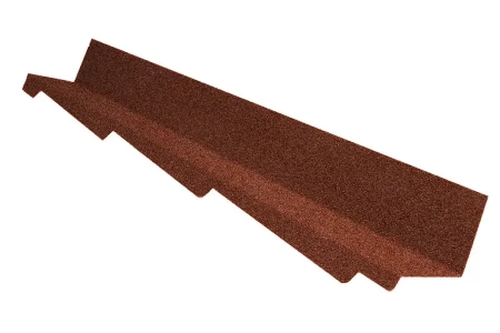 Планка примыкания левая для композитной черепицы Luxard цвет Оникс Планка примыкания левая для композитной черепицы Luxard цвет Оникс