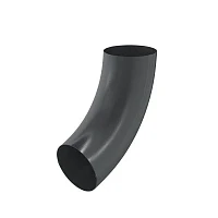 Колено трубы d-90 мм Аквасистем Премиум PU 0,6 RAL 7024