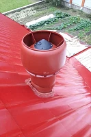 Вентиляционный выход на металлочерепице Металл Профиль Ламонтерра