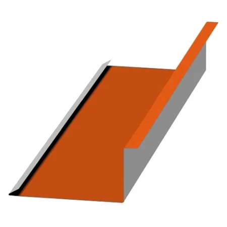 Планка примыкания нижняя Металл Профиль 250x122x2000 0,45 Полиэстер цвет RAL 2004