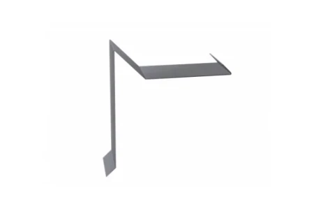 Планка ветровая для мягкой кровли двойная завальцовка Grand Line 60x30x90 0,5 Satin цвет RAL 7004