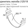 Соединитель желоба d-150 мм Grand Line Optima 1,0 в Санкт-Петербурге фото