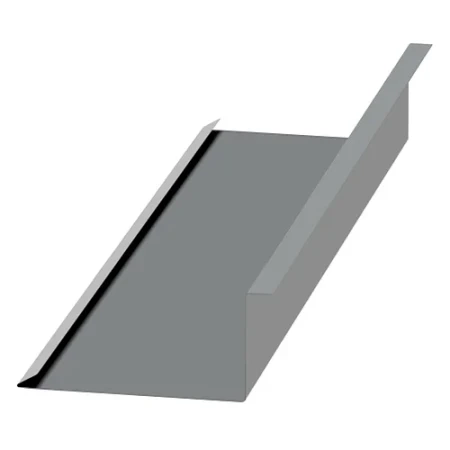 Планка примыкания нижняя Металл Профиль 250x122x2000 0,45 Полиэстер цвет RAL 7004