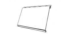 Металлическая фасадная панель Grand Line Вертикаль Classic Print Premium 0,45