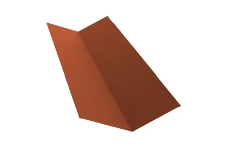 Планка ендовы верхней Grand Line 145x145 0,5 Satin цвет RAL 8004