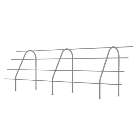 H-1,2х3 м, RAL 7004