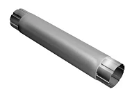 Труба круглая соединительная d-90 мм 1 м Grand Line GL PU Полиуретан 0,5 RAL 9003