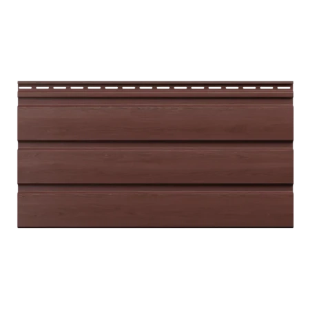 Виниловый софит Технониколь без перфорации каштан