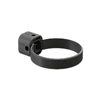 Хомут трубы d-100 мм универсальный ПВХ Döcke Lux графит RAL 7024
