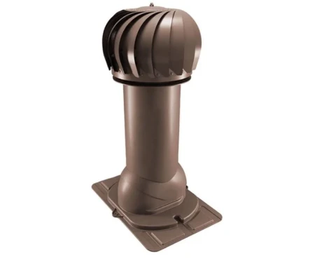 не утепленная с универсальным проходным элементом 125 мм Ral 8017