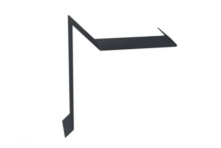 Планка ветровая для мягкой кровли двойная завальцовка Grand Line 60x30x90 0,5 Satin цвет RAL 7024