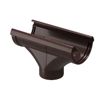 Воронка желоба ПВХ d-141x100 мм Döcke Lux шоколад RAL 8019