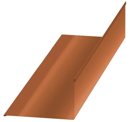 Планка примыкания верхняя Металл Профиль 250x147x2000 0,5 AGNETA цвет Copper Планка примыкания верхняя Металл Профиль 250x147x2000 0,5 AGNETA цвет Copper