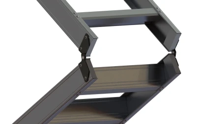 Чердачная люк-лестница Oman Алюминиевая складная 3-х секционная Alu Profi Lite в Санкт-Петербурге фото