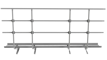 с ограждением для фальцевой кровли 3 м 