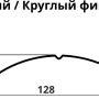 Штакетник Grand Line Круглый 128 Velur 0,5 фигурный в Санкт-Петербурге фото
