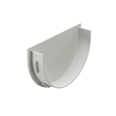 Заглушка воронки d-120 мм ПВХ Döcke Premium пломбир RAL 9003