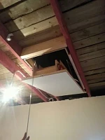 Чердачная люк-лестница Fakro в монтажном положении