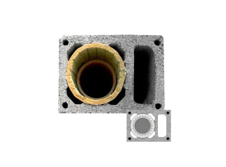 Комплект Schiedel Uni 1 пм для одноходового дымохода с вентканалом Ø-300L мм