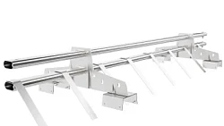 Снегозадержатель Borge для профнастила Н-114 1,5 м Оцинкованный