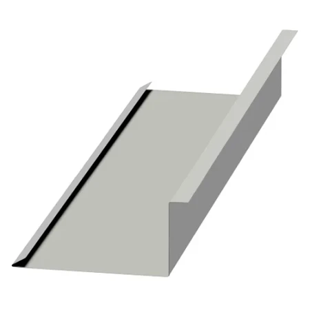 Планка примыкания нижняя Металл Профиль 250x122x2000 0,45 Полиэстер цвет RAL 9002