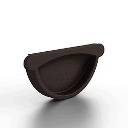 Заглушка желоба универсальная d-125 мм Металл Профиль FORAMINA FREEZE Valori двухсторонний 0,6