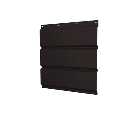 Металлический софит Grand Line Satin 0,5 с полной перфорацией Ral 9005